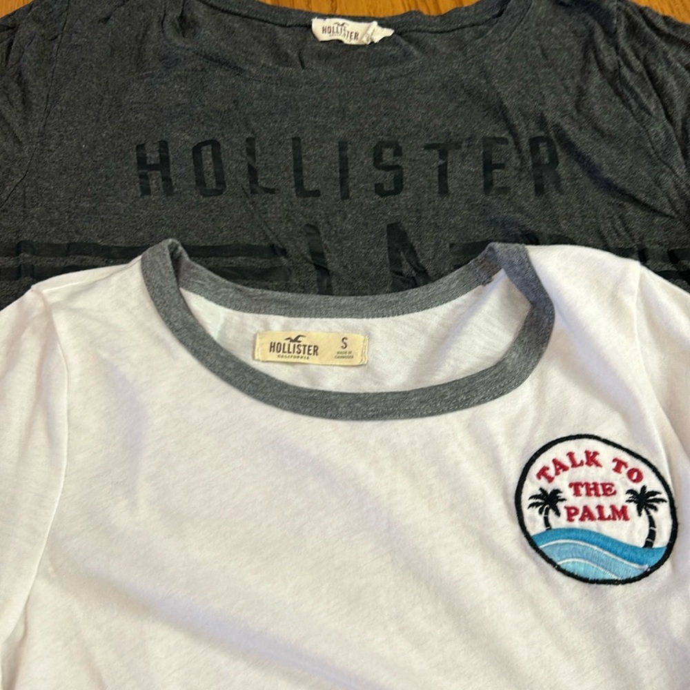 Two Small Hollister tshirts
